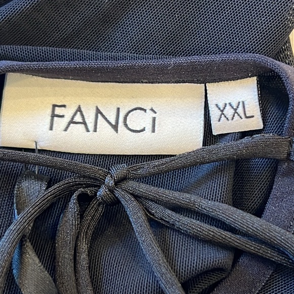 FANCI CLUB Madeline Dress Black Sheer Mesh Maxi - Picture 11 of 14